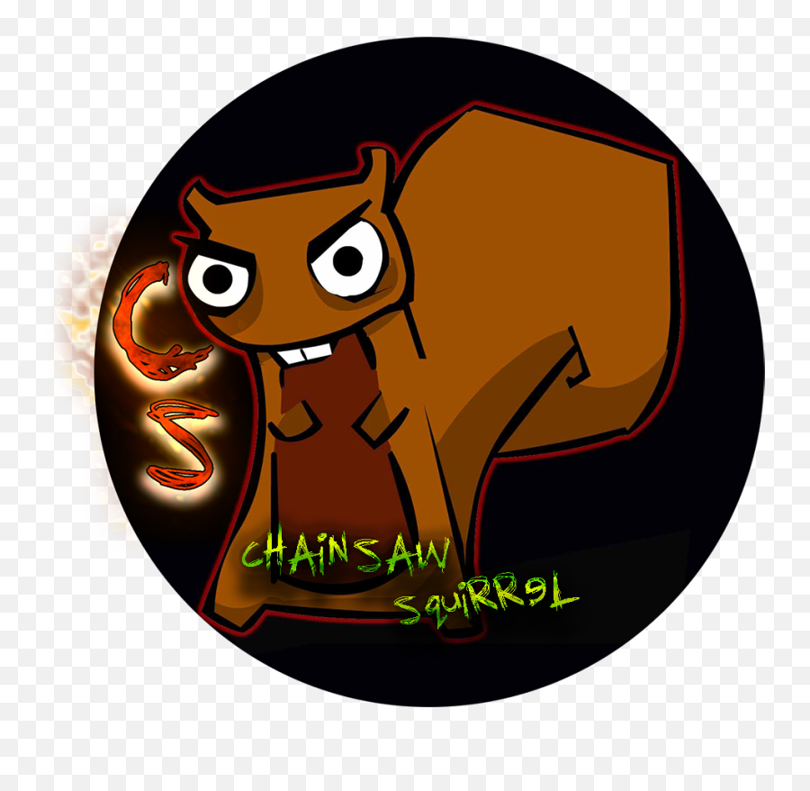 Chainsaw Squirrel Emoji,Squirrel Logo