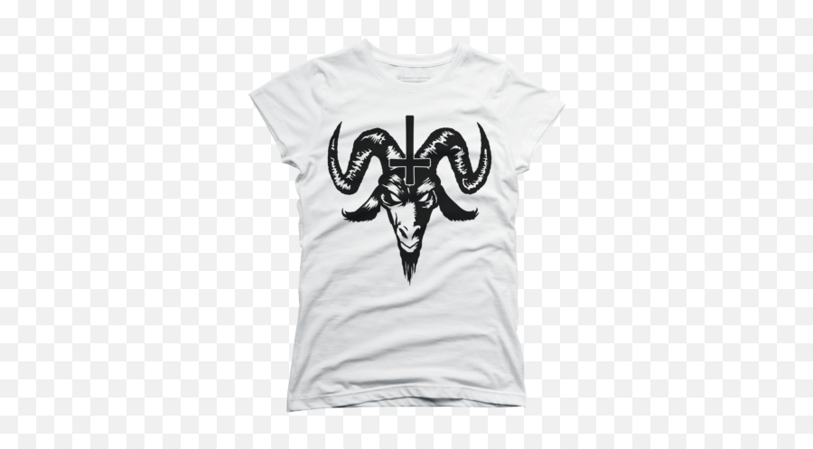 Goat Womenu0027s T - Shirts Design By Humans Emoji,Goat Head Png
