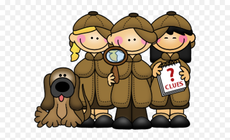Word Detective Cliparts - Detectives Clipart Emoji,Detective Clipart