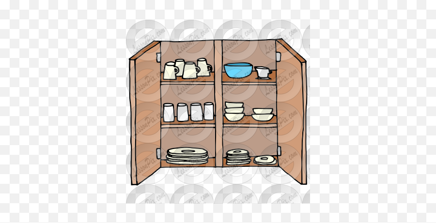 Dishes Picture For Classroom Therapy - Shelf Emoji,Dishes Clipart