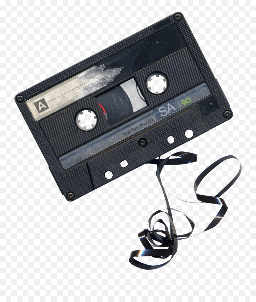Damaged Audio Cassette Transparent Png - Transparent Background Cassette Tape Png Emoji,Cassette Tape Clipart