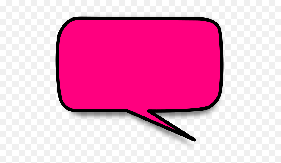 Pink Word Bubble Clip Art At Clker - Bubble Talk Clipart Transparent Emoji,Word Bubble Png