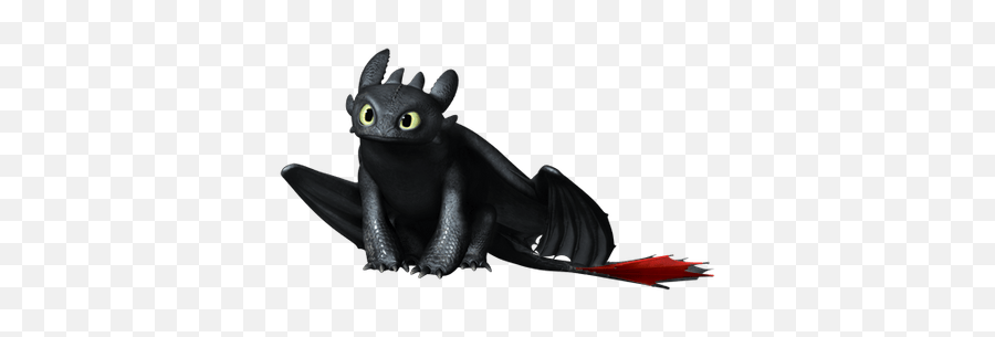 Toothless Red Tail Transparent Png - Toothless Sitting Down Emoji,Toothless Png