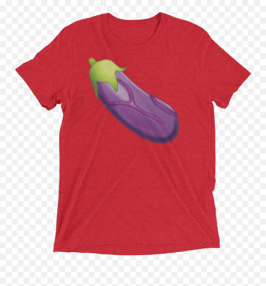 Veiny Eggplant Emoji Triblend - Murder Kroger Shirt,Eggplant Emoji Png