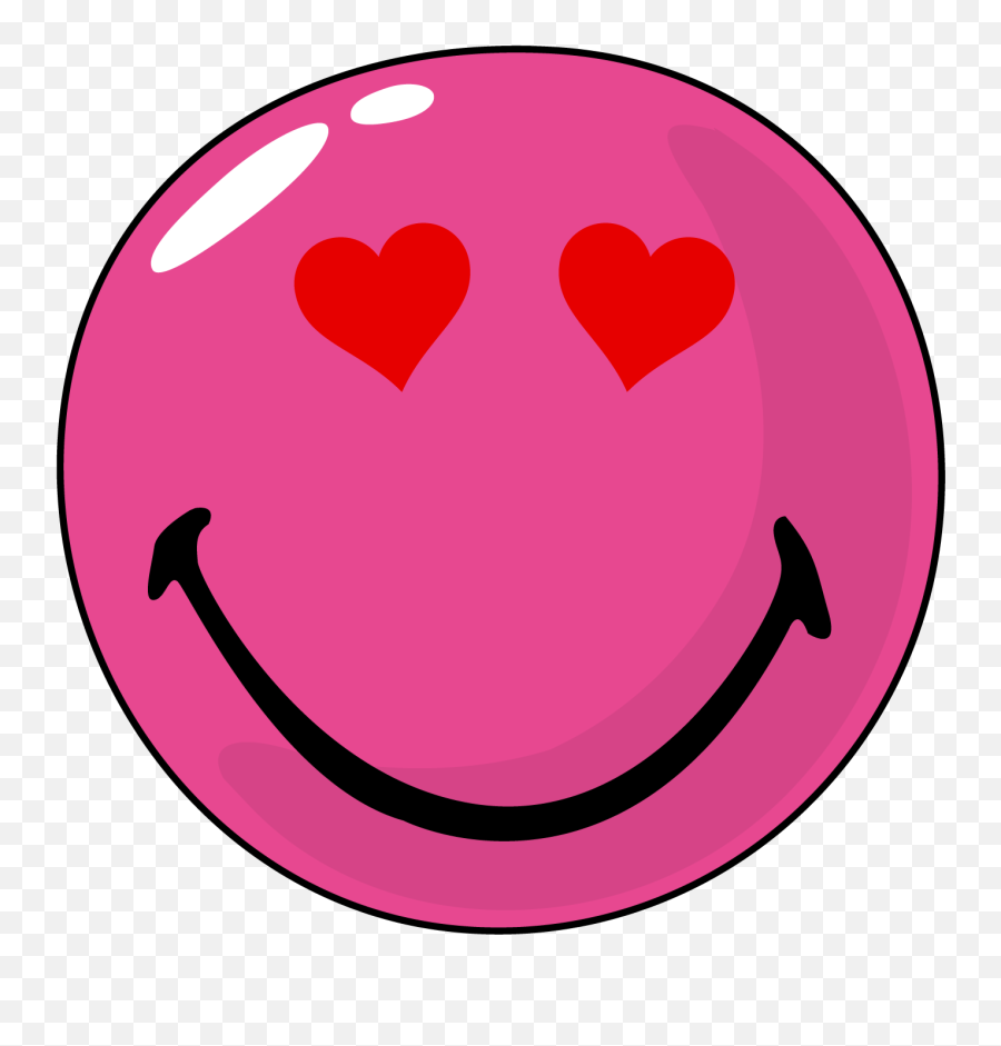 Loved Face Smiley Clipart - Loved Face Emoji,Smiley Clipart
