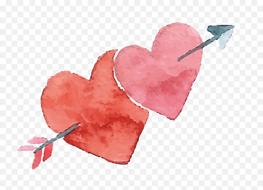 Png Love Graphic Watercolor Png Image - Watercolor Valentines Day Paintings Emoji,Watercolor Heart Png