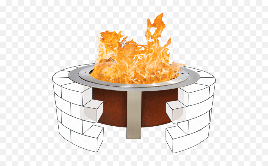 X30 Smokeless Fire Pit Insert Bundle - Smokeless Fire Pit Emoji,Fire Pit Png