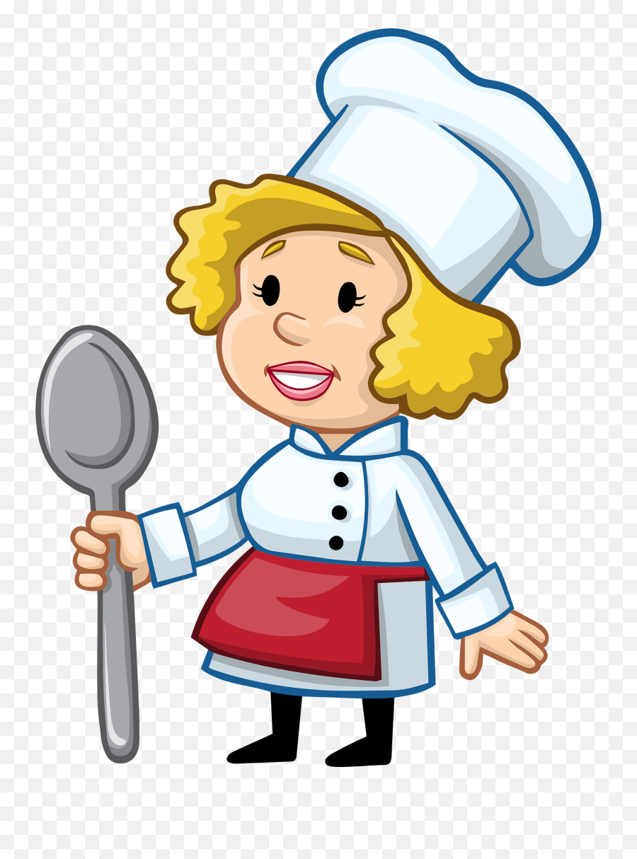 Cook Chef Woman Clipart Free Svg File - Svgheartcom Recommender Systems Emoji,4th Of July Clipart Free