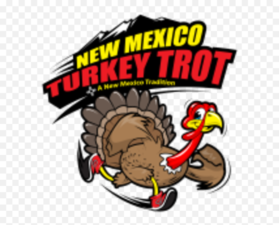 New Mexico Turkey Trot - Albuquerque Nm Running Turkey Emoji,New Mexico Logo