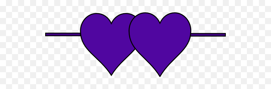 Double Heart Line Art - Novocomtop Emoji,Double Hearts Clipart