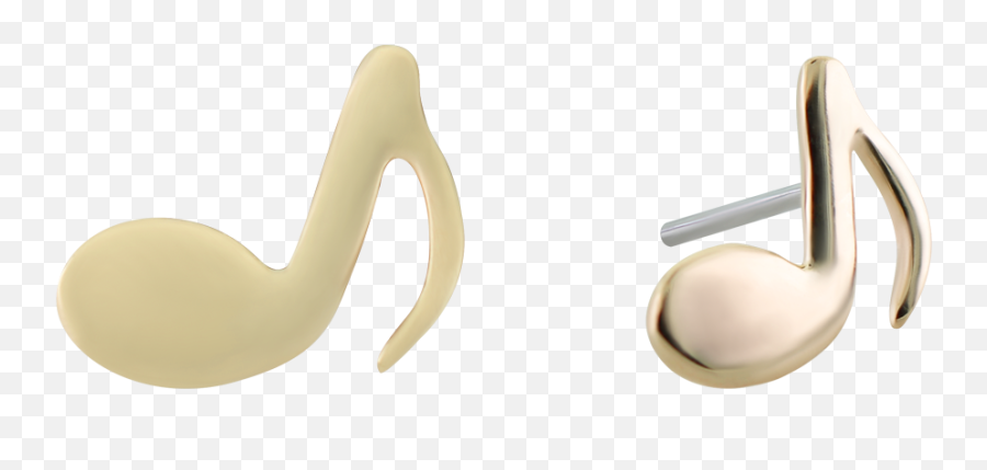 Music Note End Emoji,Gold Music Notes Png