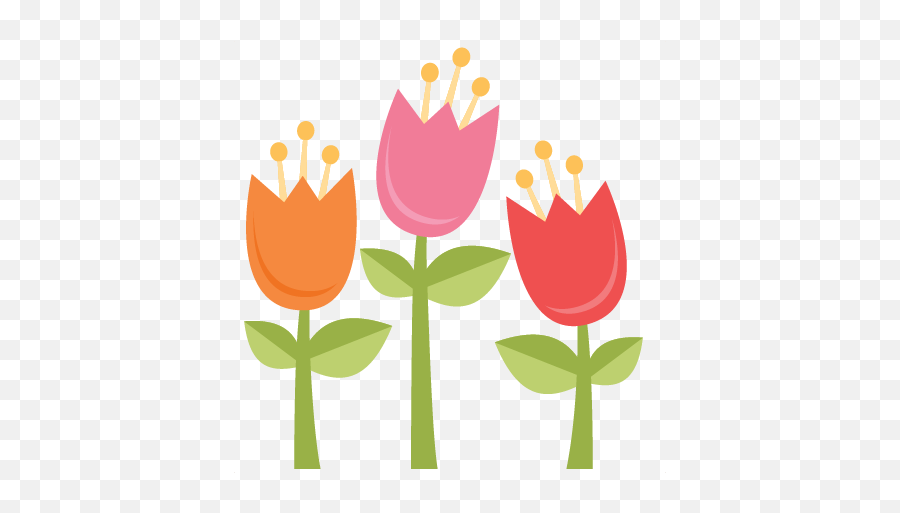 3 Clipart Tulip 3 Tulip Transparent - Clipart Tulips Emoji,Tulip Clipart