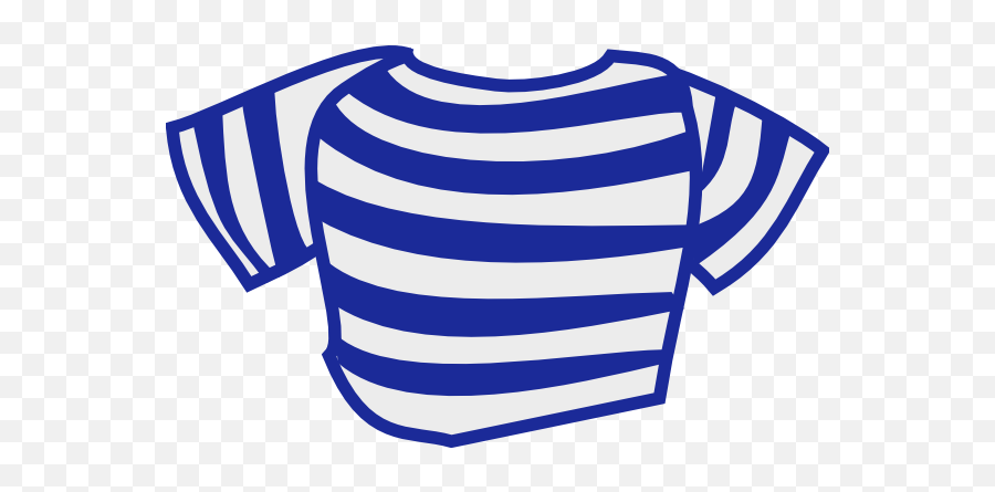 Blue Striped Shirt Clip Art At Clkercom - Vector Clip Art Emoji,Blue Jeans Clipart