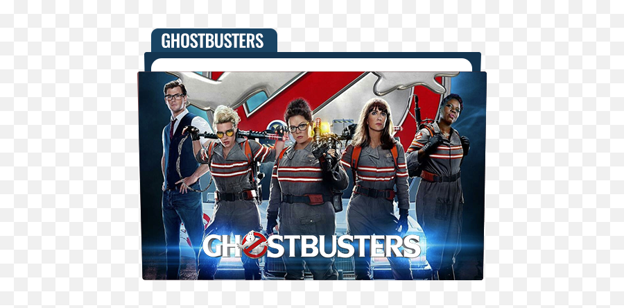 Ghostbusters Folder Icon Free Download - Designbust Ghostbusters 2016 Hd Poster Emoji,Ghostbusters Logo