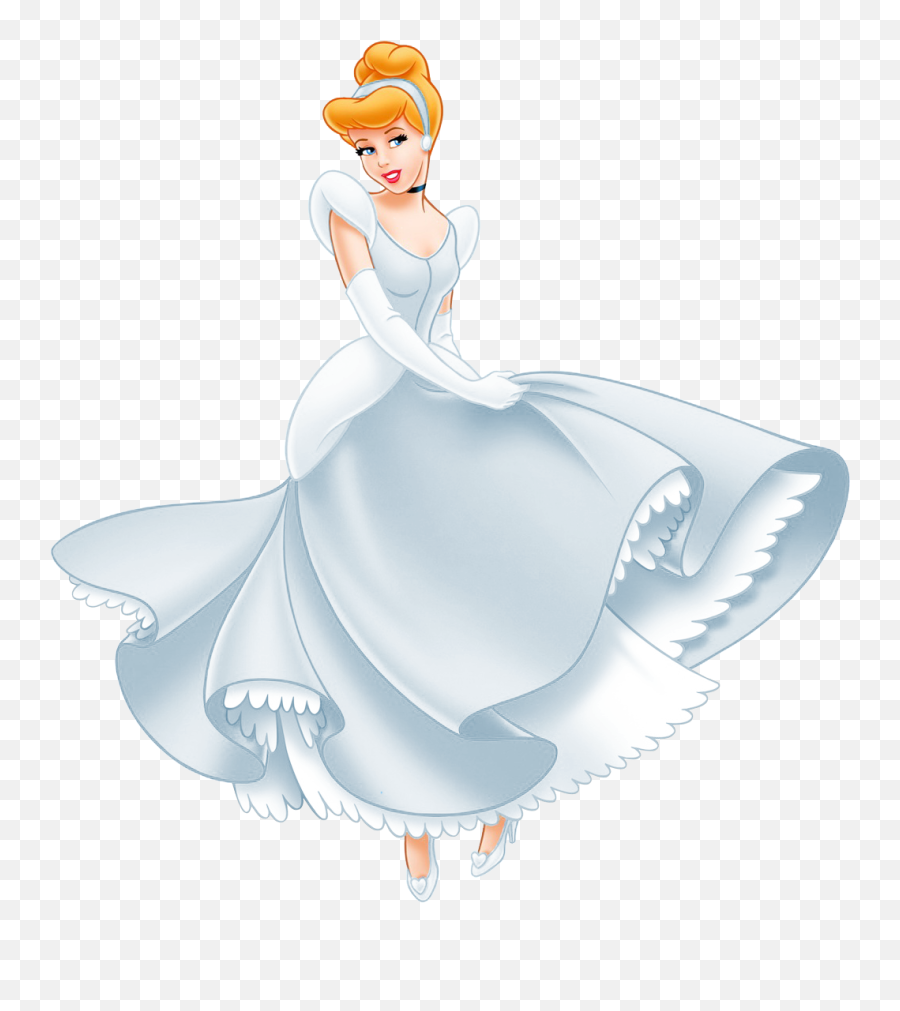 Cinderella Movie - Style Clipart Cinderella Characters Cinderella White Dress Png Emoji,Cinderella Clipart