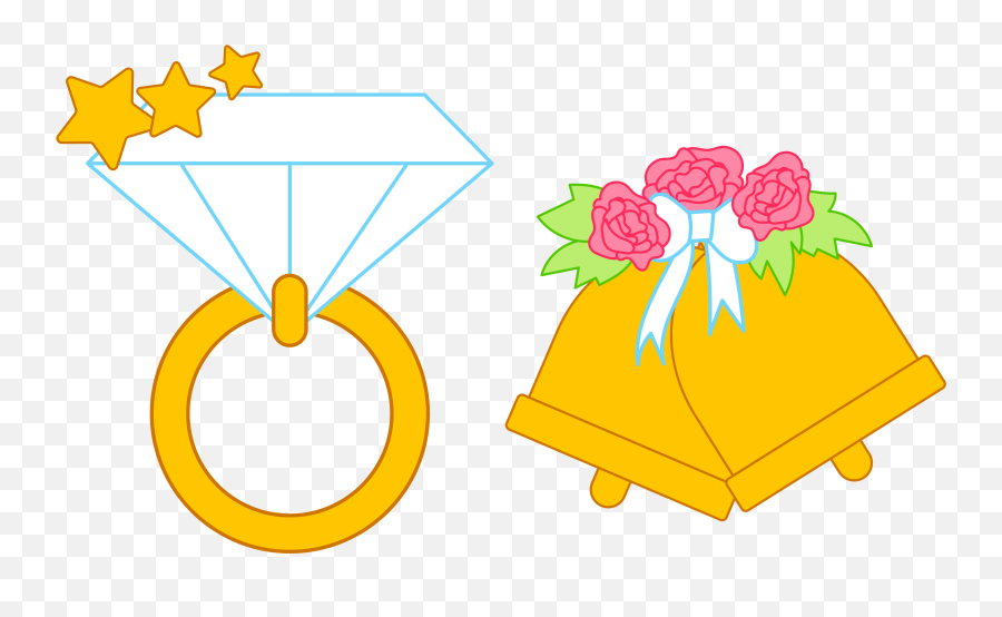 Download Wedding Cake Clipart Bells And - Clip Art Emoji,Wedding Bells Clipart