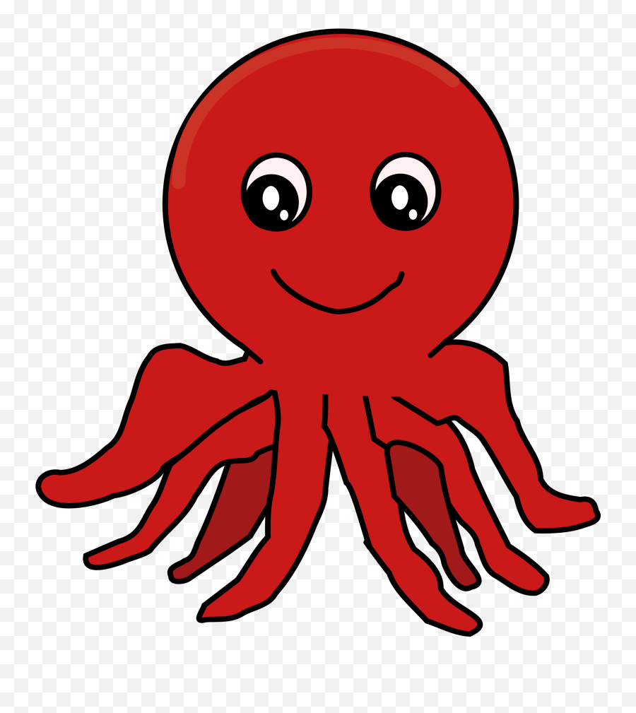 Octopus Clipart Transparent Png Image - Octopus Clipart Emoji,Octopus Clipart