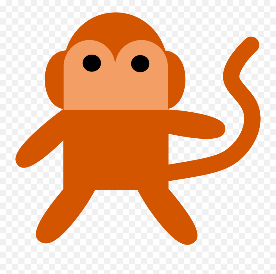 Free Clip Art Cheeky Monkey By Rachelps - Clip Art Monkey Emoji,Monkey Clipart Black And White