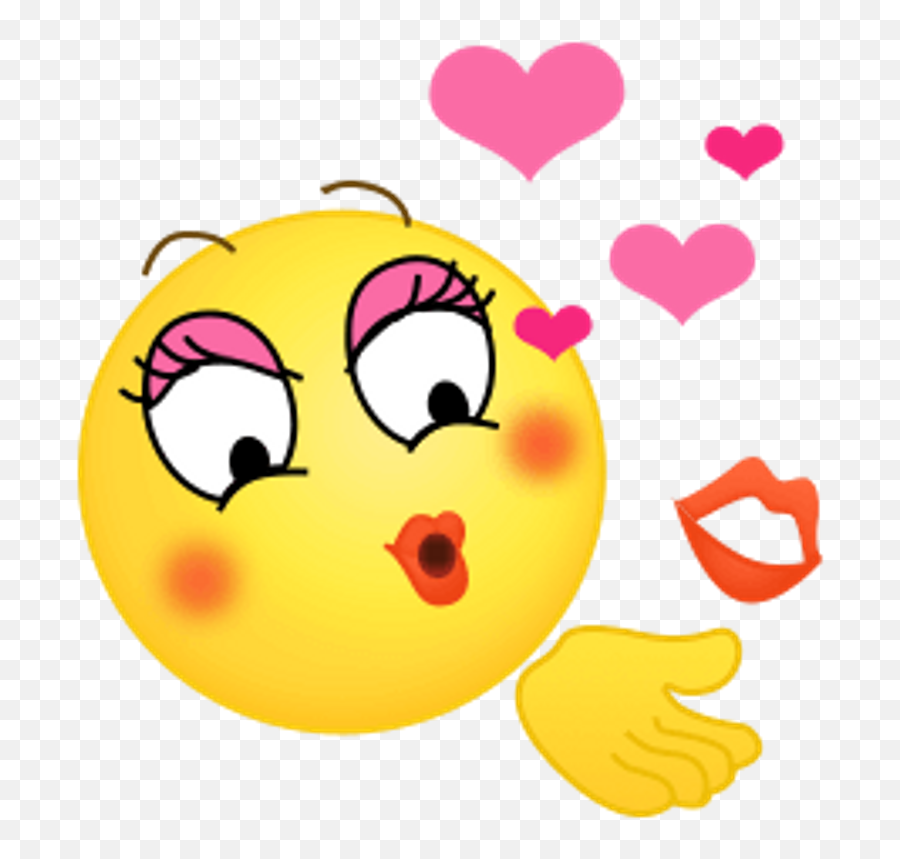 Kiss Emoji Clipart - Happy,Emoji Clipart