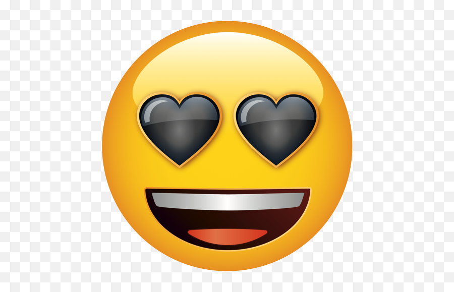 Smiley Heart - Smile In Love Png Emoji,Heart Eyes Emoji Png