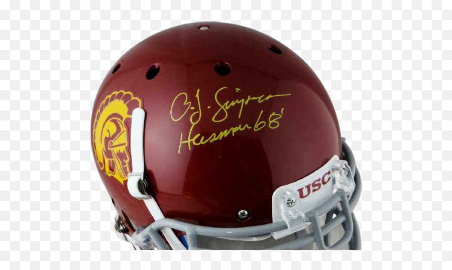 Oj Simpson Usc Trojans Signed Usc - Revolution Helmets Emoji,Usc Trojans Logo