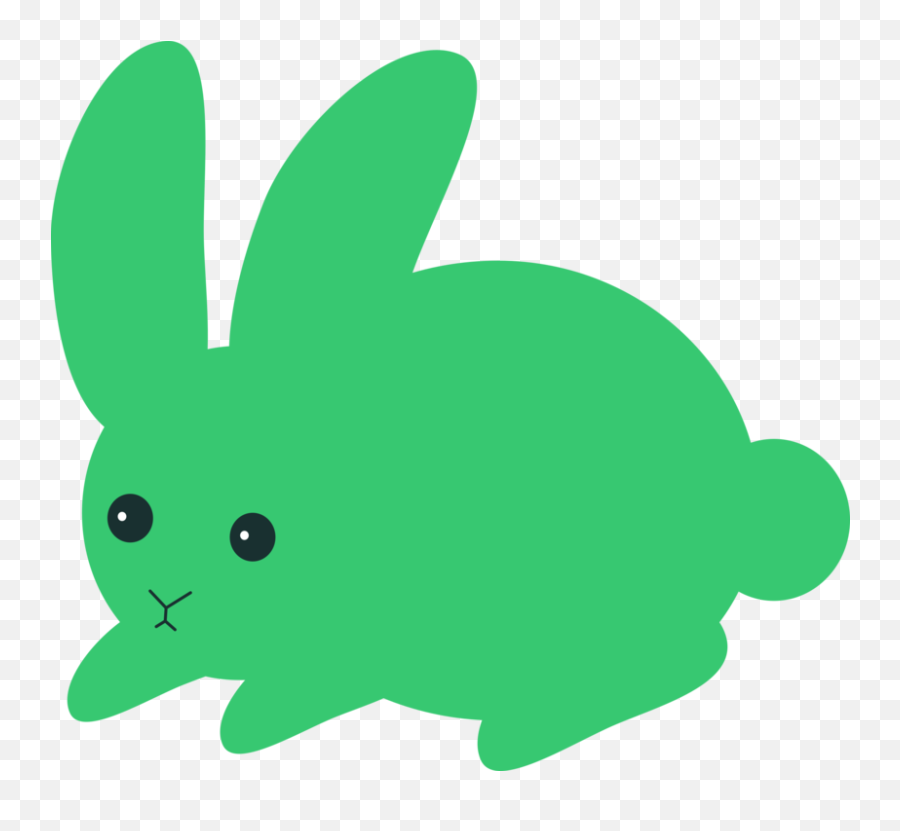 Green Rabbit Clipart Transparent Transparent Cartoon - Jingfm Green Rabbit Clipart Png Emoji,Rabbit Clipart