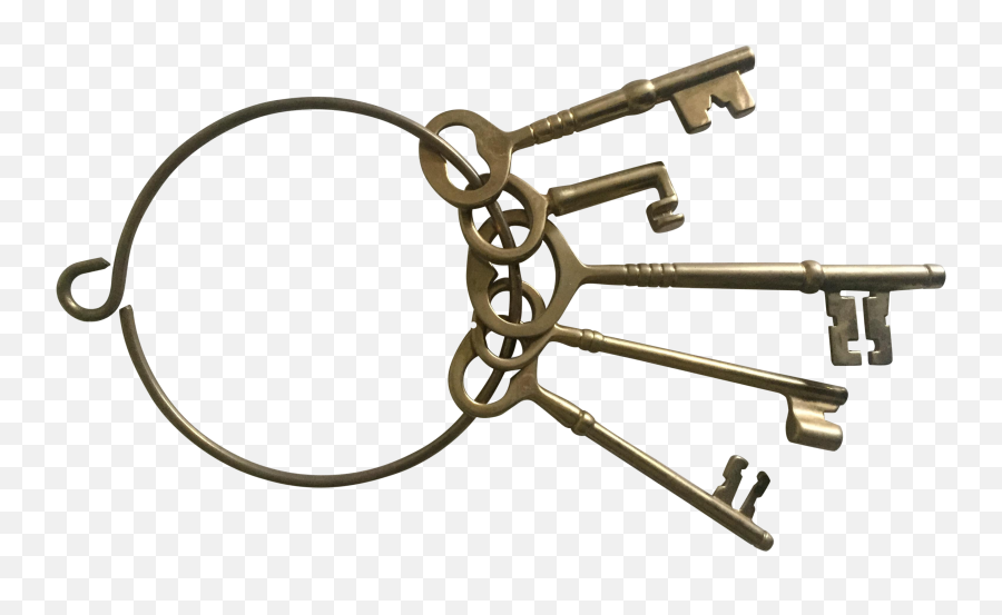 Png Ring Of Skeleton Keys Clip Free - Antique Emoji,Keys Png