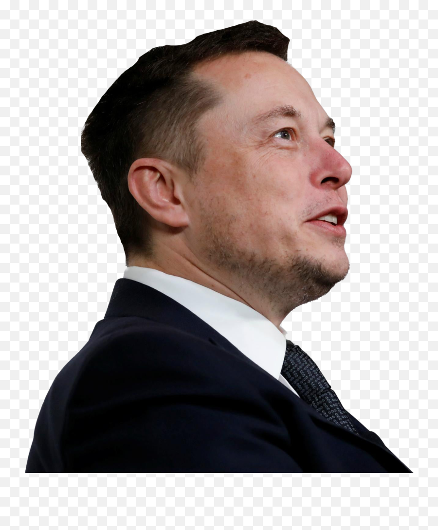 Elon Musk Transparent Image - Elon Musk Transparent Side Emoji,Elon Musk Transparent