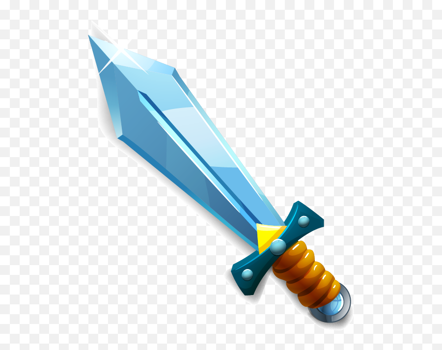 Sword Clipart Logo - Png Download Full Size Horizontal Emoji,Sword Logo