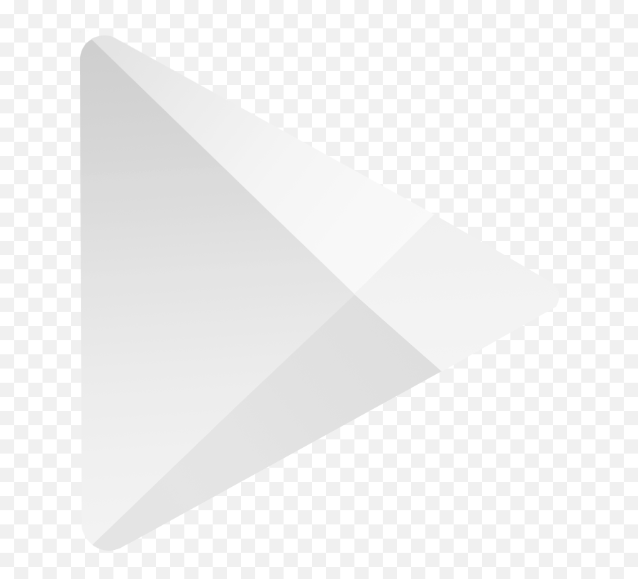 Download White Play Png - White Google Play Logo Full Size Emoji,Play Logo