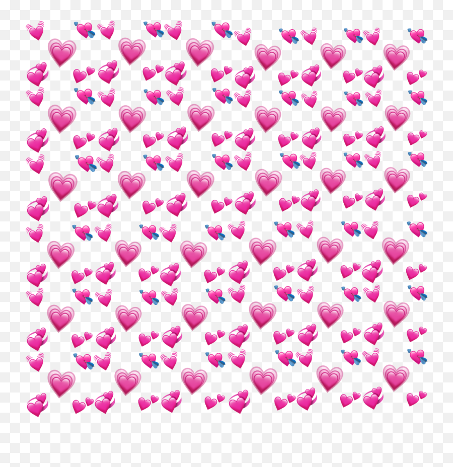 Heart Hearts Emoji Emojis Pink Iphoneemoji Pinkheart,Transparent Heart Emojis