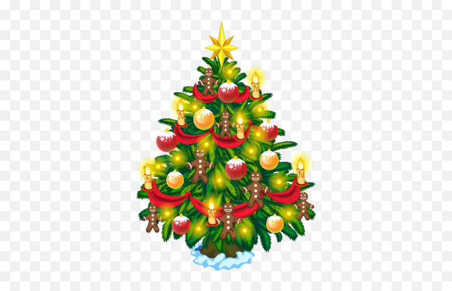 Download Christmas Tree Clipart - Transparent Background Png Download Transparent Background Christmas Tree Clipart Emoji,Christmas Tree Clipart