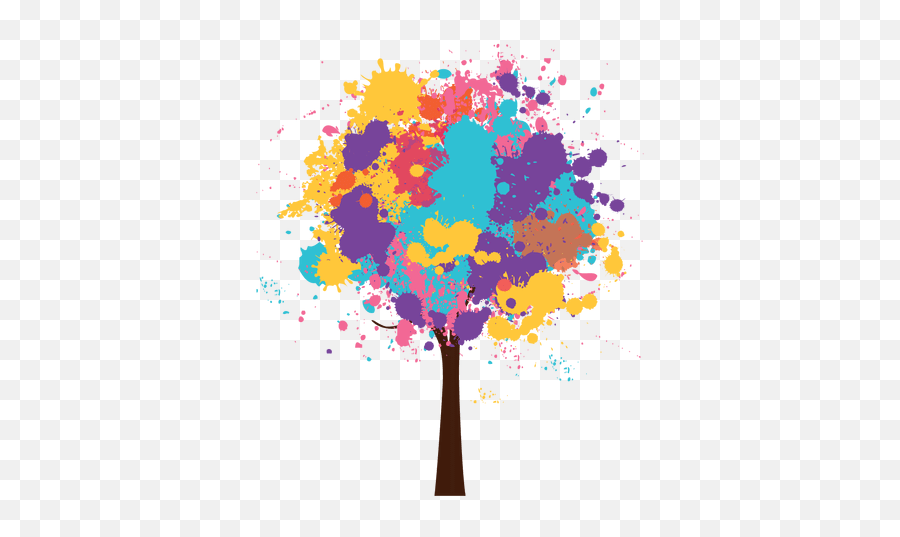 Watercolor Colorful Artistic Tree - Roseville Local Arts Event Flyer Emoji,Watercolor Tree Png