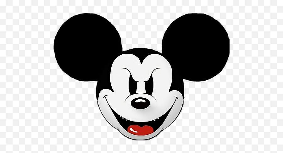 Download Mickey Mouse Png Head Clipart - Mad Mickey Mouse Angry Emoji,Mickey Head Png