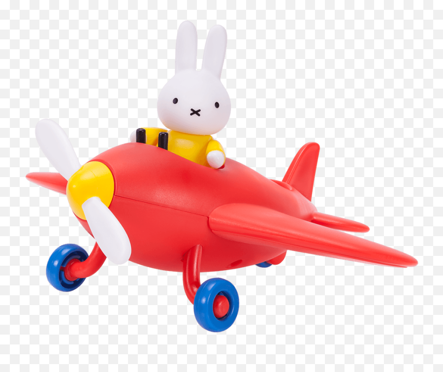 Download Miffy Little Red Plane - Toy Plane Png Transparent Emoji,Plane Transparent