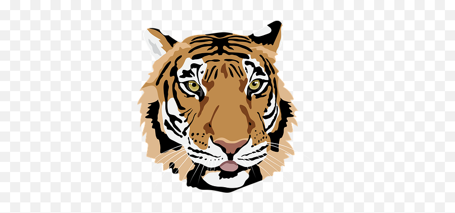 100 Free Tiger U0026 Animal Vectors - Pixabay Tigre Png Emoji,Tiger Stripes Clipart