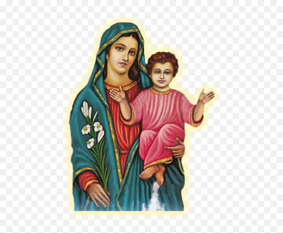 Download Mary And Jesus Clipart - St And Jesus Emoji,Jesus Clipart