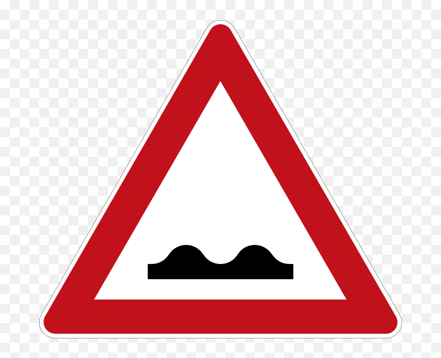 Uneven Surfaces Ahead Bumpy Road Emoji,Dirt Road Clipart