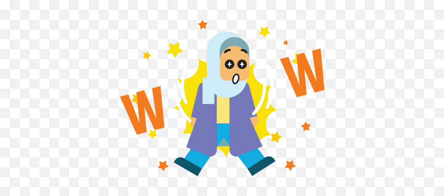 Wow Hijab Sticker - Wow Hijab Surprise Discover U0026 Share Gifs Emoji,Wow Gif Transparent