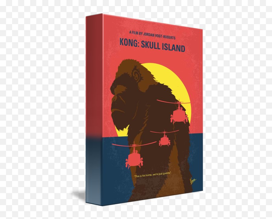 No My Skull Island Minimal Movie Poster By Chungkong Art Emoji,Kong Skull Island Logo
