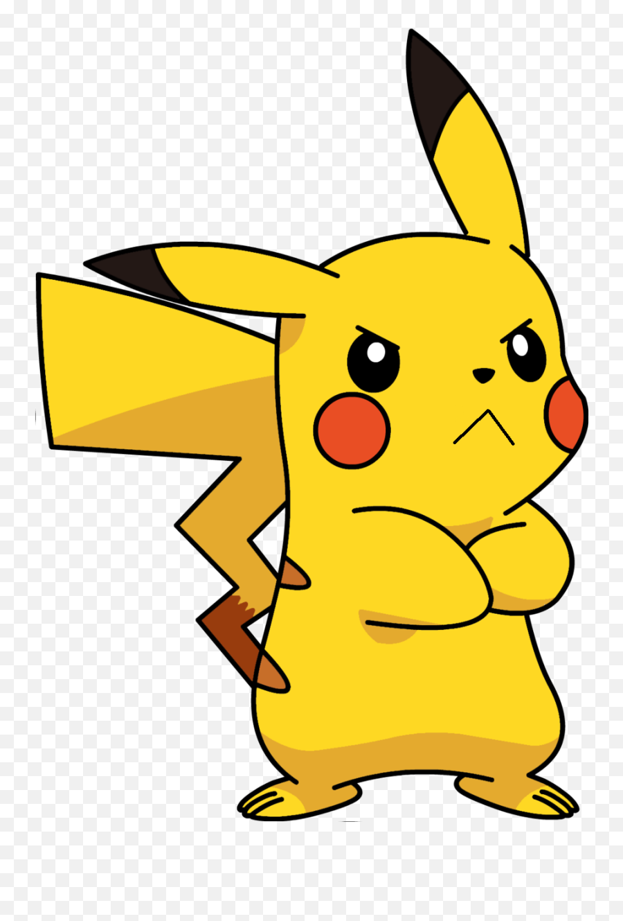 Pikachu Clipart Pitcher - Pikachu Png Angry Emoji,Pikachu Clipart