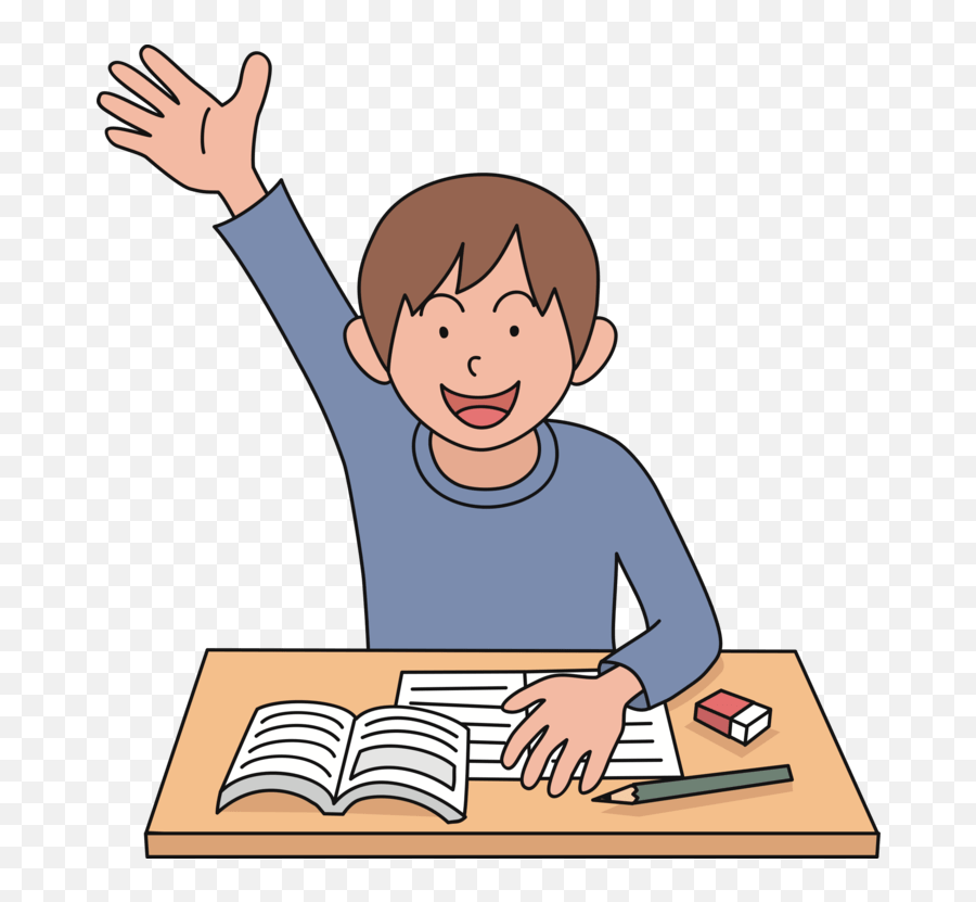 Kid Raising Hand Clipart - Raising Hand Clipart Raise Hand Clip Art Emoji,Hand Clipart