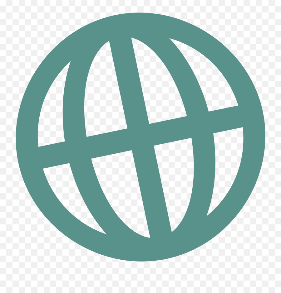 Internet Globe Clipart - Website Icon Png Grey Transparent Generic Logo Icon Png Emoji,Globe Clipart