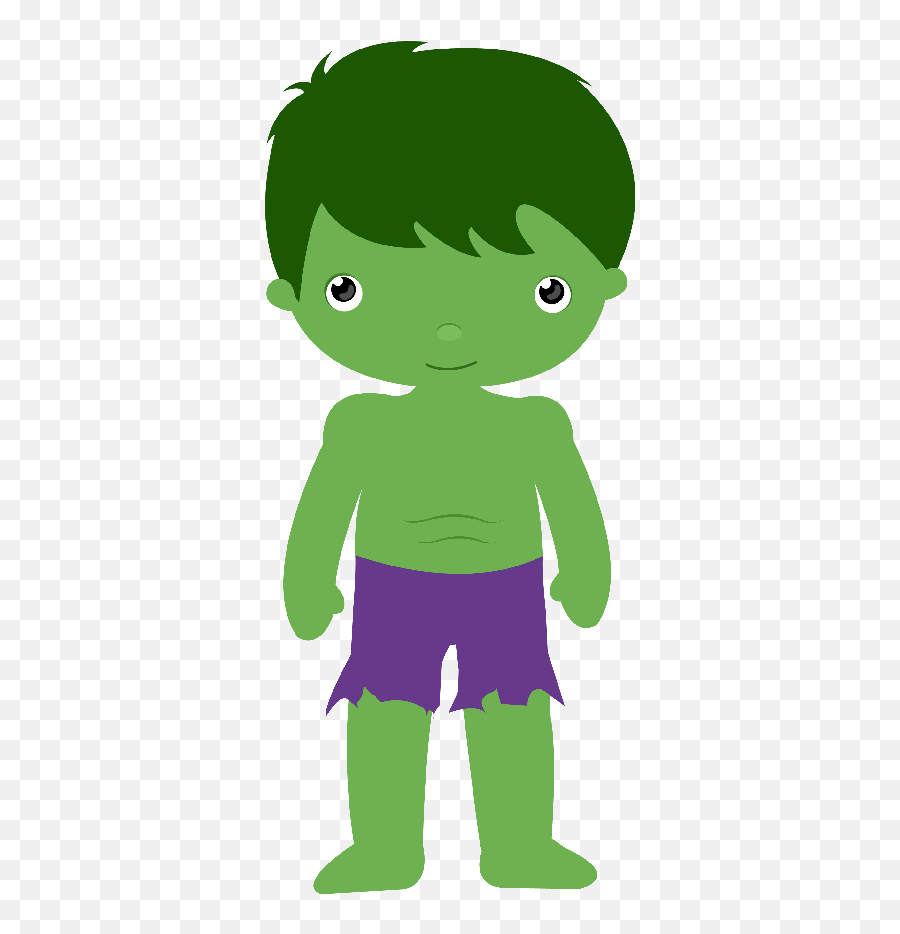 Super Heróis E Heroínas - Hulk Baby Png Emoji,Avengers Clipart