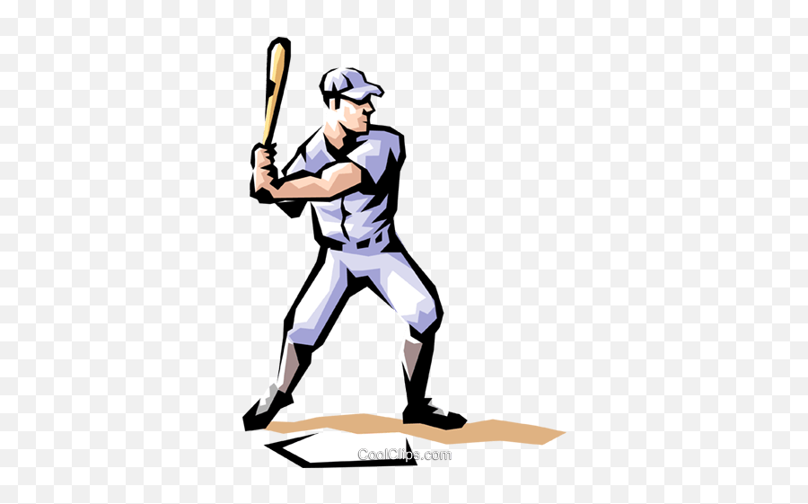 Baseball Player Royalty Free Vector Clip Art Illustration - Baseball Emoji,Baseball Player Clipart