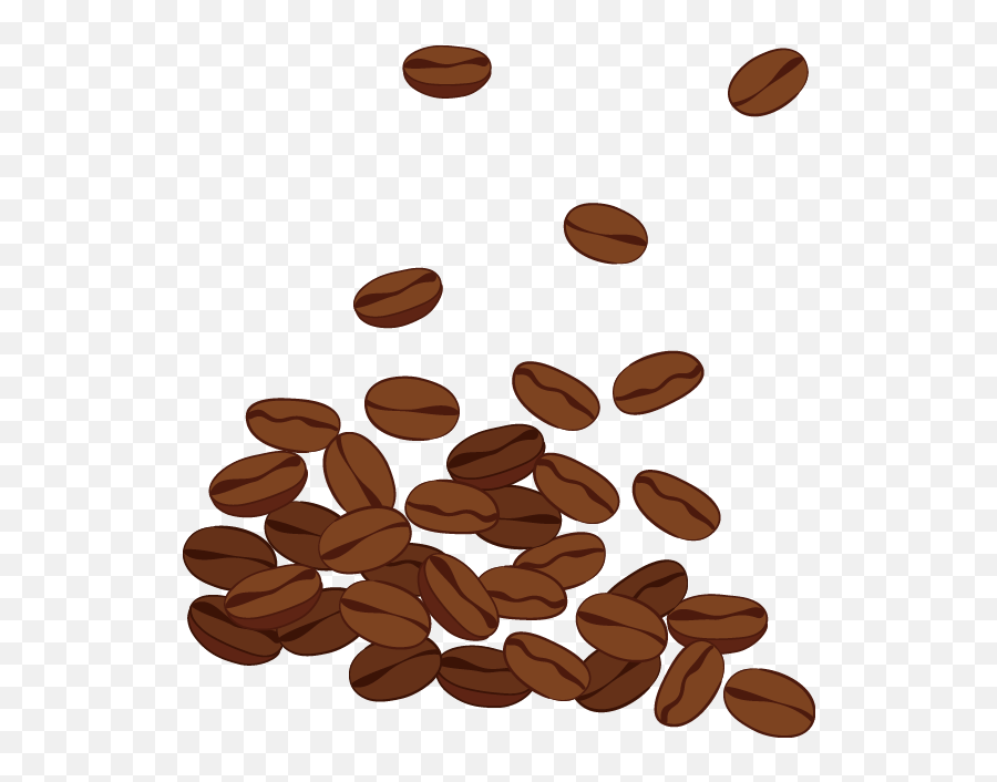 Coffee Clip Art Transprent - Vector Coffee Beans Png Emoji,Coffee Bean Clipart