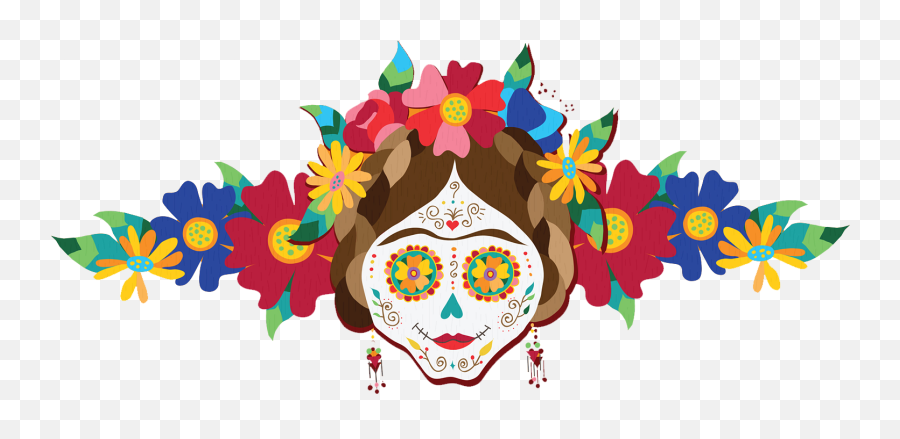 Altars - Clipart Day Of The Dead Flowers Emoji,Dia De Los Muertos Clipart
