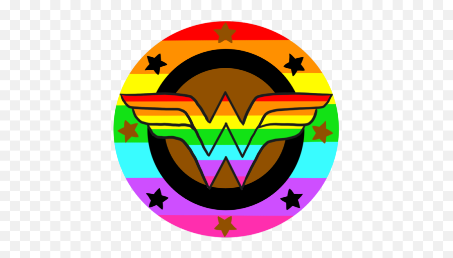 Wonder Woman Logo Png Image With No - Transparent Background Lgbt Logo Emoji,Wonder Woman Logo