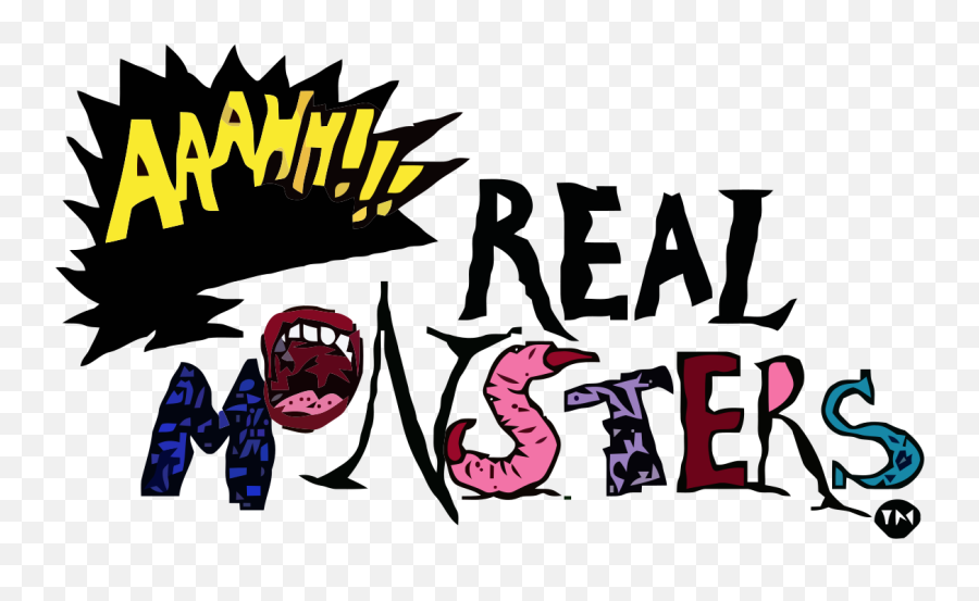 Real Monsters - Ahh Real Monsters Clipart Emoji,Rugrats Logo