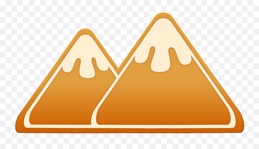 Gingerbread Mountains Clipart Free Download Transparent - Language Emoji,Mountains Clipart